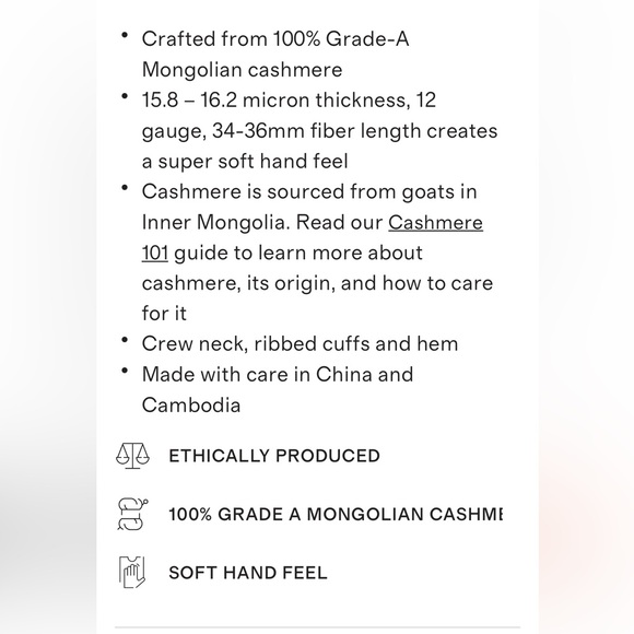 Quince Cashmere Crew Sweater - Picture 13 of 13